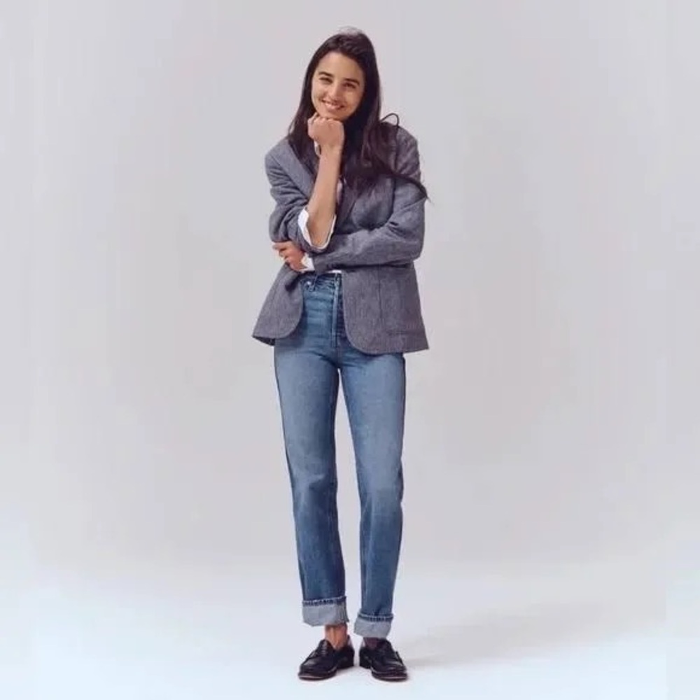 Alex Mill Carla high rise straight jean